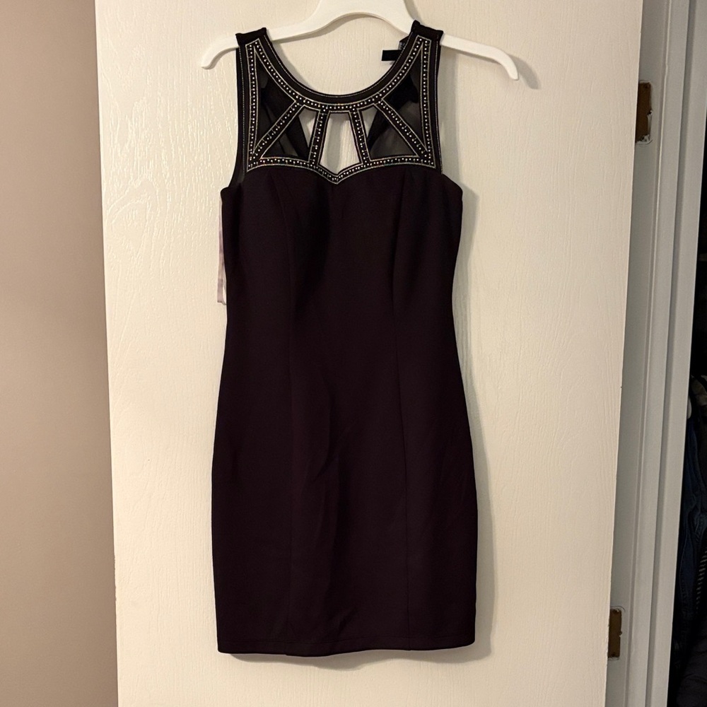 Elegant Black Sleeveless Dress. Size 7